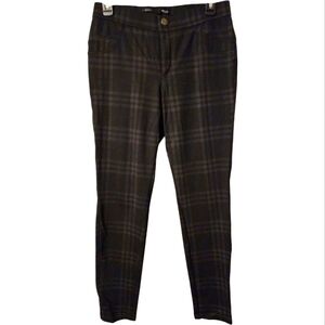 Black Plaid Pants